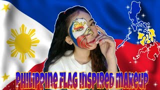 Creative Makeup look || PHILIPPINE FLAG INSPIRED MAKEUP 2020 || Vlog #03