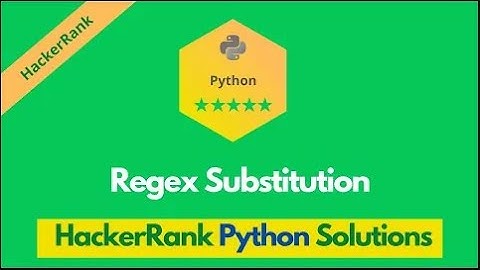 HackerRank Regex Substitution problem solution in Python | Python solutions | Programmingoneonone