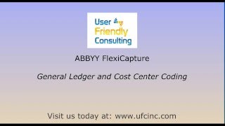 ABBYY FlexiCapture for Invoices - General Ledger (GL) and Cost Center Coding
