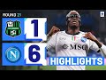 SASSUOLO-NAPOLI 1-6 | HIGHLIGHTS | Osimhen Completes Superb Hat-Trick | Serie A 2023/24