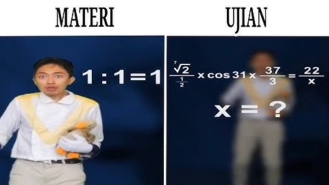 Momen Ketika Pelajaran Matematika...