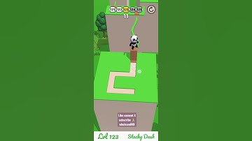 Stacky Dash games LVL 123 #shorts