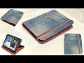 Recycle your old jeans. How to make a tablet case with old jeans.