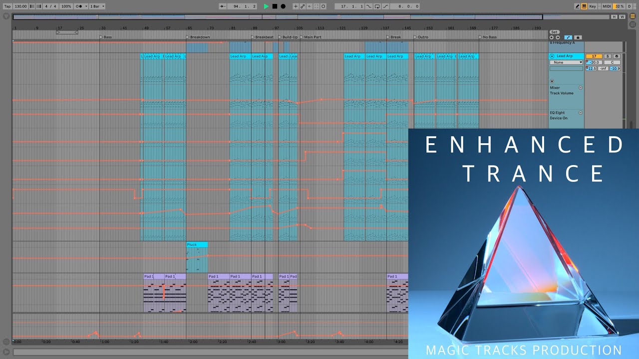 Ableton Live Project Template - Enhanced Trance (Anjunabeats, Enhanced Progressive, Trance Style)