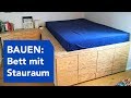 Bauen - Podest-Bett mit viel Stauraum