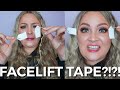 FACE LIFT TAPE ??? INSTANT FACE LIFT ??? | TRYING OUT THE MARK TRAYNOR FACE LIFT TAPES | INVISITAPE