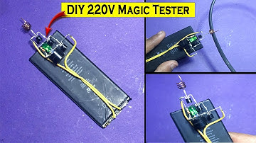 DIY Wireless Non Contact Voltage Tester with BC547 Transistors😱🔥 | Electronics Projects
