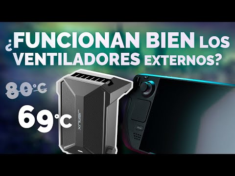 Steam Deck: ¿Funcionan bien los ventiladores externos? 🌡️ - JSAUX GP0200