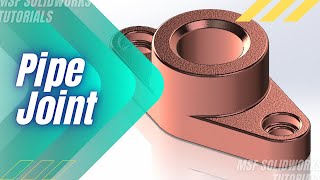 SolidWorks 2025 Tutorial for Beginners #52 | Pipe Joint in SolidWorks-آموزش سالیدورکس