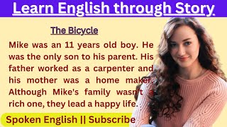 Learn English Through Story || level 4 || The Bicycle || English Spoken