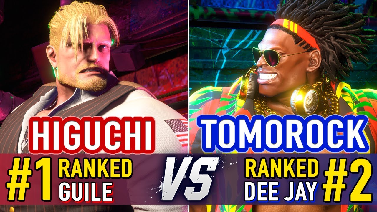 SF6 🤜 Higuchi (#1 Ranked Guile) vs Tomorock (#2 Ranked Dee Jay) 🤛 SF6 High Level Gameplay
