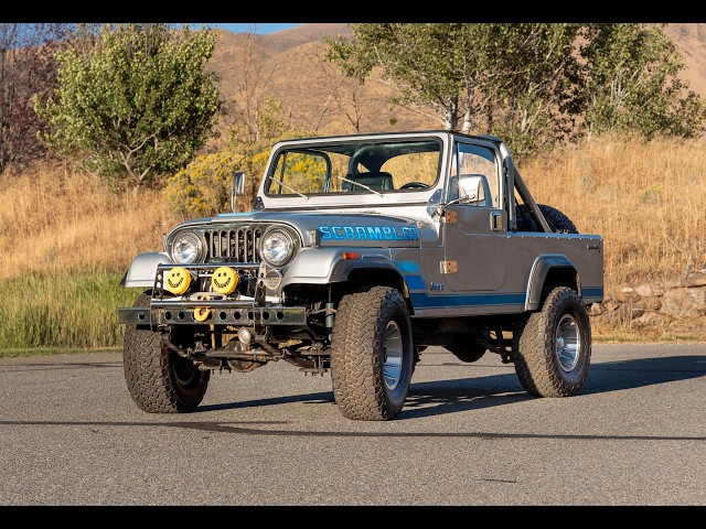 360-Powered 1983 Jeep CJ-8 Scrambler 4-Speed for sale on BaT