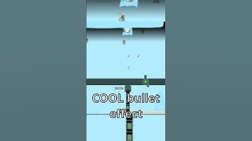 the bullets freeze (since its ice) - #devlog #gamedev #christmas #oneturret