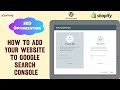 How to add your Shopify or wordpress website to Google search console (URL Prefix Method)- eComHardy