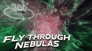 Fly through Nebulas in Virtual Reality (360° VR - 4K Video)