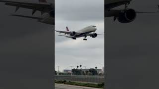 Delta Airlines Airbus A350 Arriving at LAX From Tokyo, Japan! #deltaairlines #airbusa350 #lax