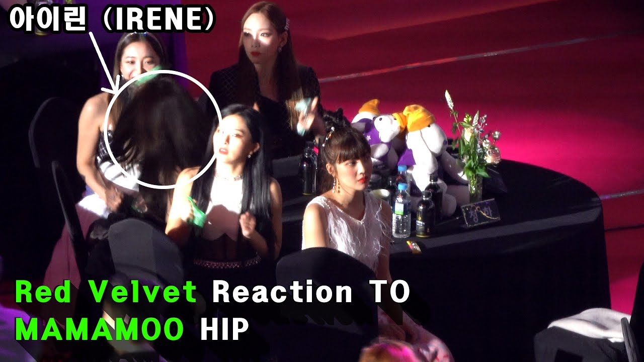 200131 Red Velvet Reaction to MAMAMOO HIP @29th SMA ~ by무명