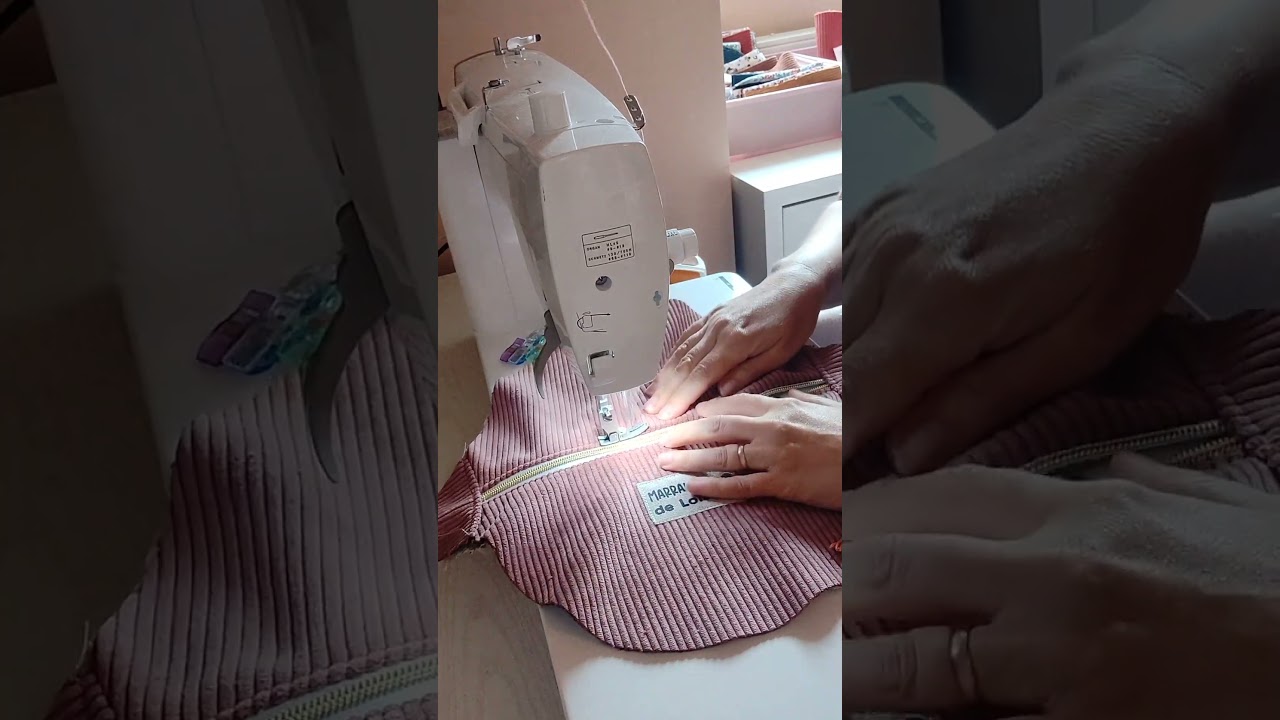 Coudre un sac demi-lune avec étiquette personnalisée 