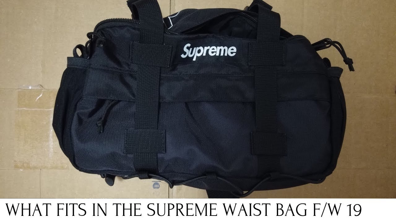 Supreme Waist Bag - Black FW20 *In Hand*