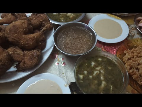 غدانا النهارده قلقاس وفراخ والطعم حكاااايه