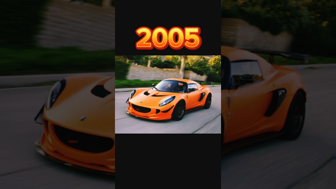 evolution of lotus car (1990~2025) 