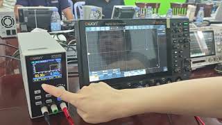 ripple testing OWON ADS3504A