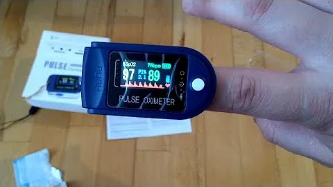 Unboxing & Review NEW Fingertip Pulse Oximeter Blood Oxygen Monitor
