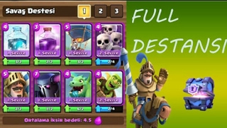 Clash royale destansı desteler ile mukemmel savaslar w/ Fatih SARAÇ