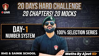 Rms & Sainik School Number System Chapter Mock Questions Aissee Coaching Math Cl 6