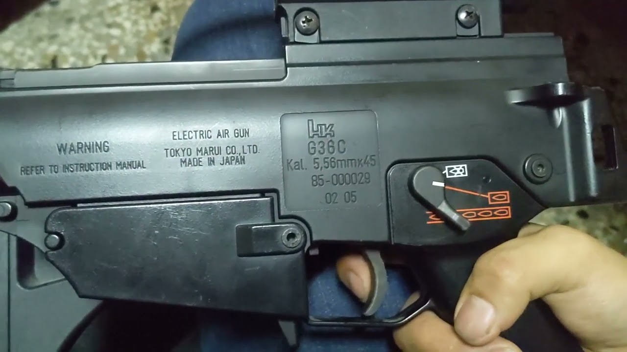 TM G36 with Perun Hybrid V3 Mosfet - YouTube