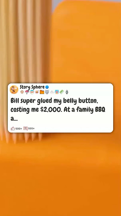 BIL super glued my belly button costing me $2,000 🥺💔  #reddit