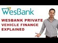 WesBank Private vehicle finance explained