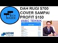 1 (MT4 Platform)  rugi $700 lebih DAN cover semula dengan profit $150