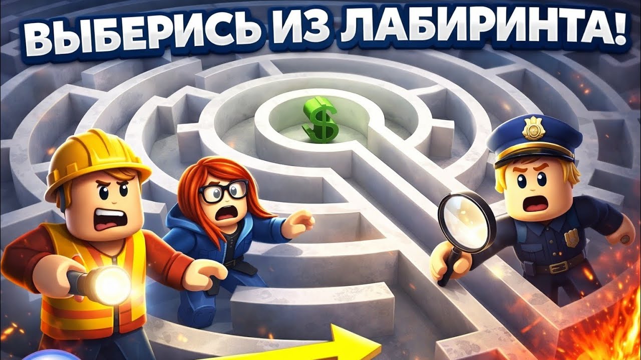 Roblox maze game 🧩In this video, we search for the way out of the maze.