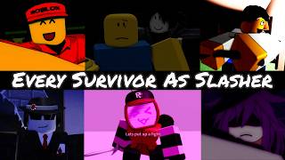 Roblox Forsaken Every Survivor As Slasher