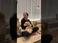 We tried a Pilates class with puppies