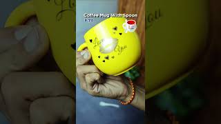 ☕✨ Multi Design Coffee Mug with Spoon &amp; Box Packing ✨☕💰 Price: ₹73.00🆔 SKU: 4975 #deodap_bhojpuri