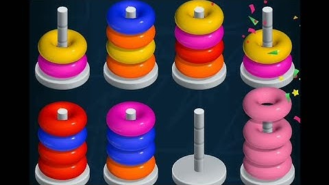Stacolor. | Stacolor hook sort |. 3D color hook sort  | Paka pata Game Channel |