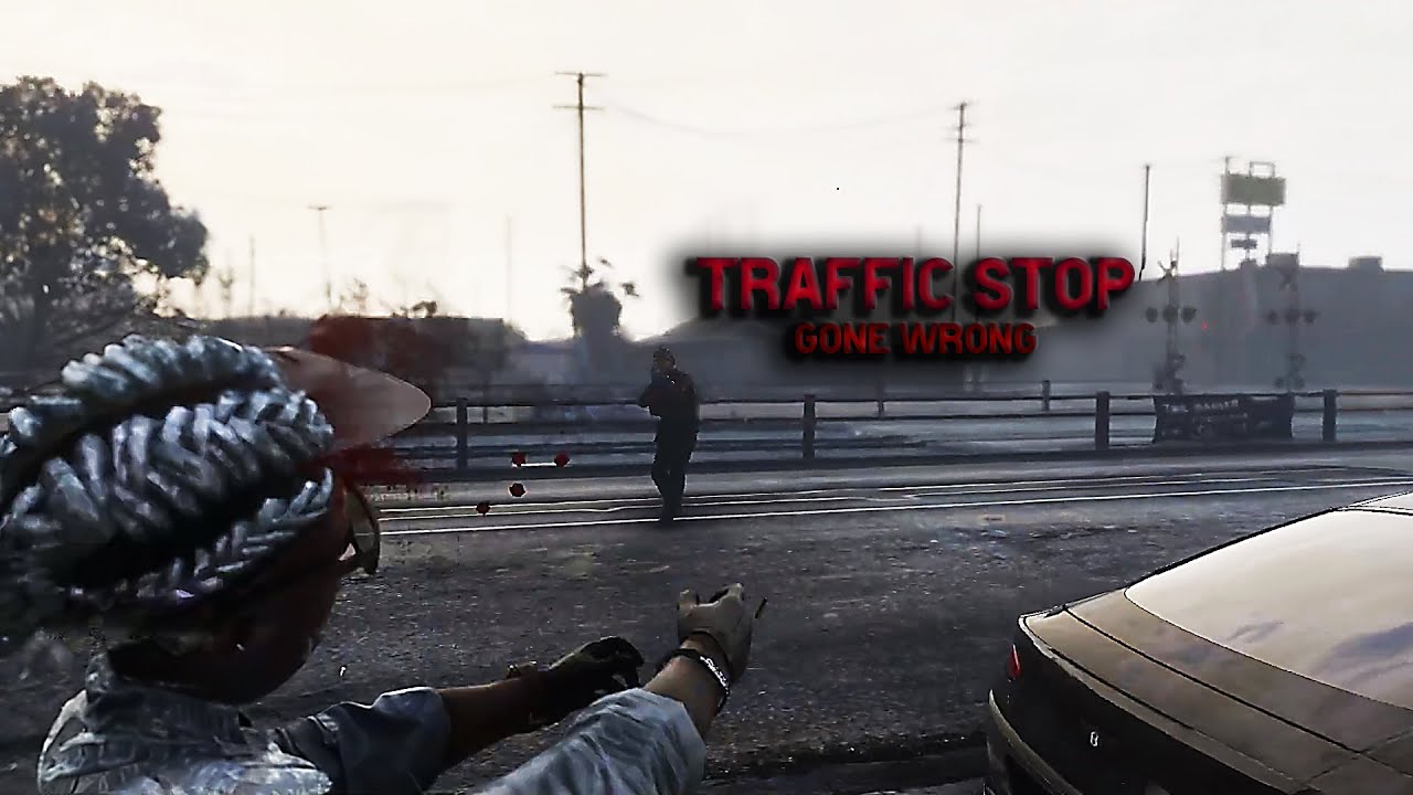 Traffic Stop Gone Wrong On The FiveM Server Riverside Roleplay