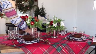 How To Set A Beautiful Christmas Table  ( Tablescapes Ideas For The Holidays )