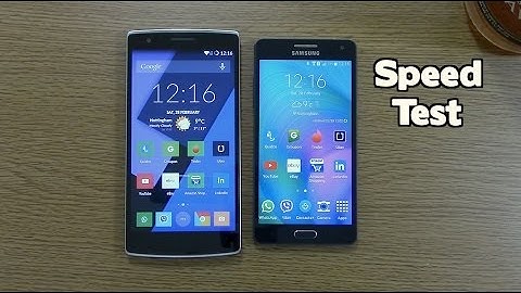 OnePlus One 11S VS Galaxy A5 TouchWiz - Speed Test