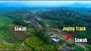 ASYIK BUAT JOGGING 😊❗, INILAH DESA BAK LUKISAN YANG MENENANGKAN