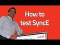 How to test synce