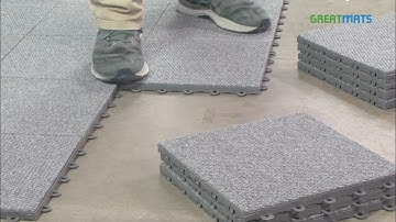 How To Install Modular Carpet Tiles Over Concrete