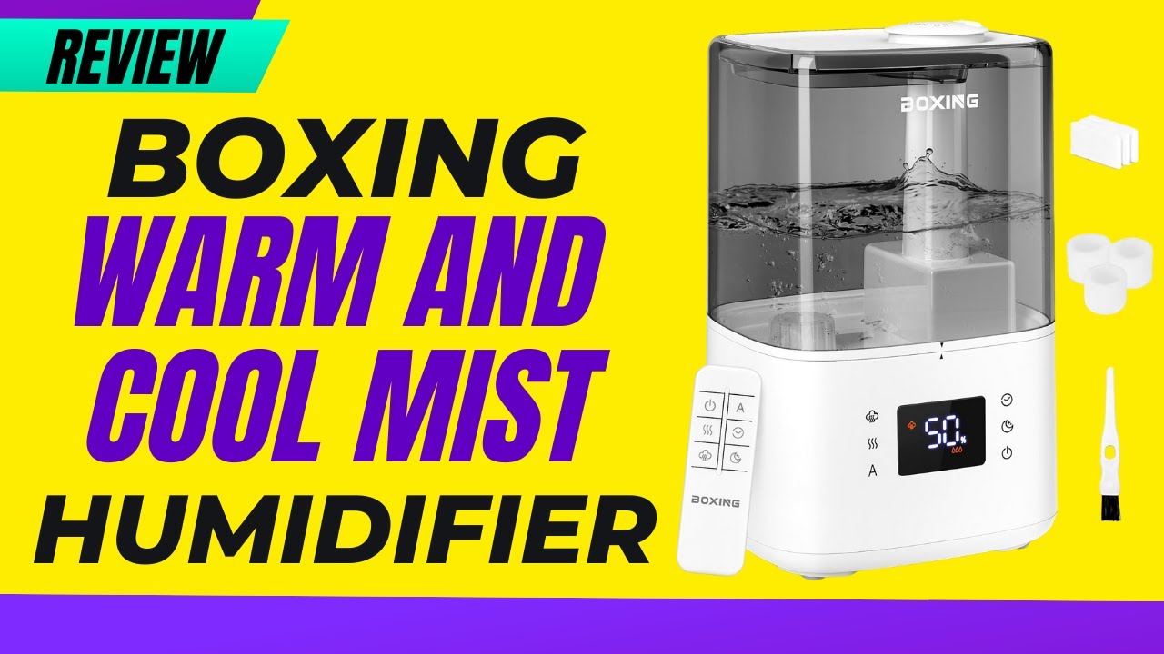 BOXING Warm and Cool Mist Humidifier Review