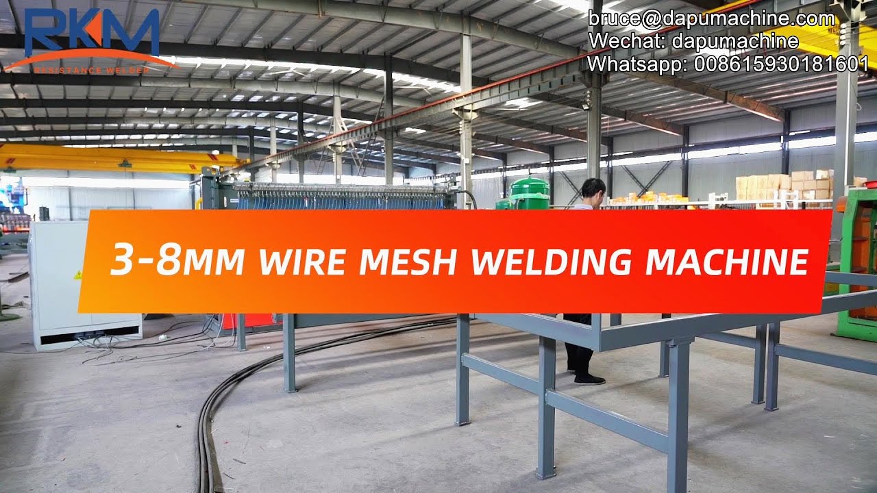Electrowelded Mesh Machine for Construction 3-8mm, Máquina de Malla Electrosoldada para Construcción