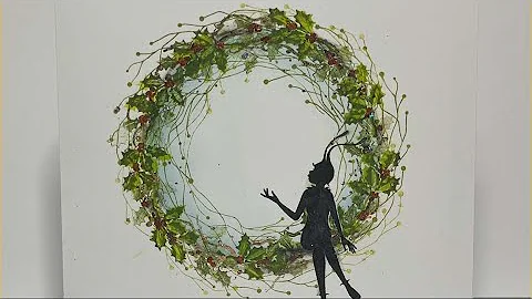 Make a variegated Holly Leaf by Julie Blakeman - A...