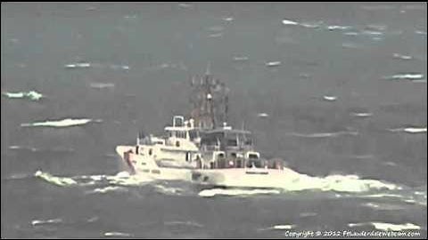 US Coast Guard BERNARD C. WEBBER Departs Port Everglades 4-30-2012