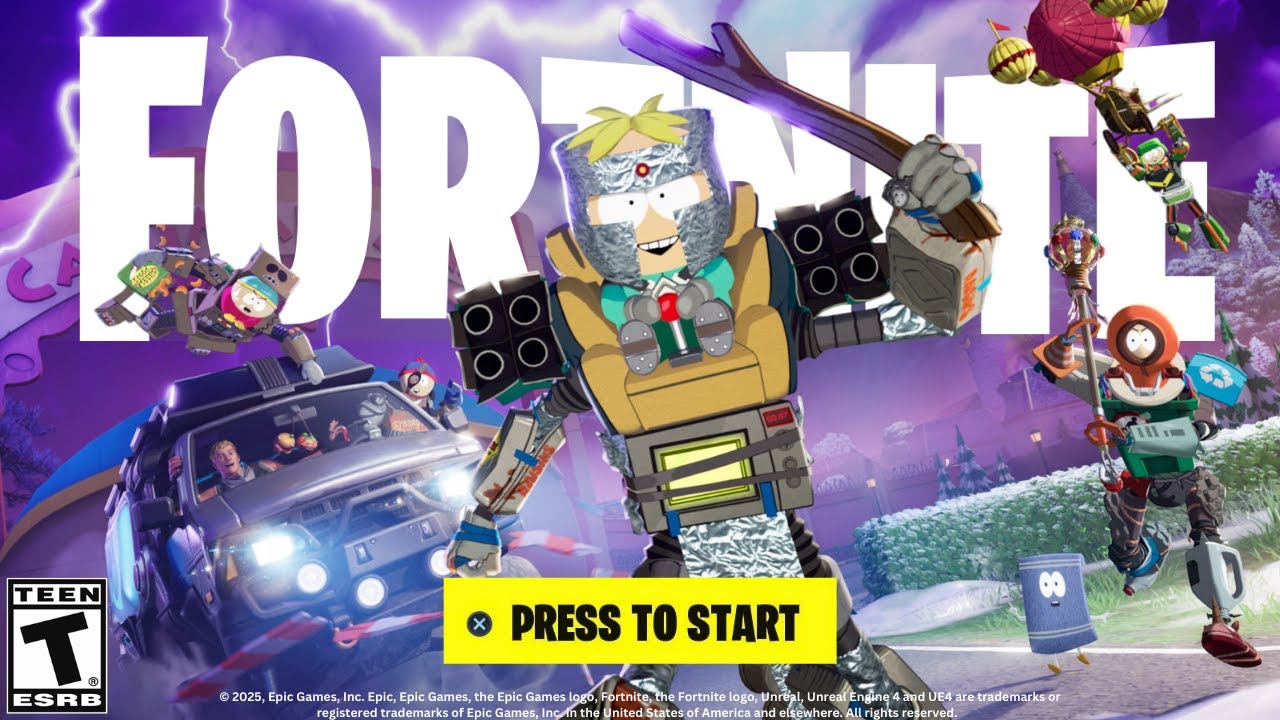 🔴Fortnite X South Park *UPDATE* Map Changes, Skins & More OUT NOW!!