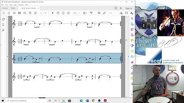 SCQF Level 4 Snare Drumming - 13 Stroke Roll Development